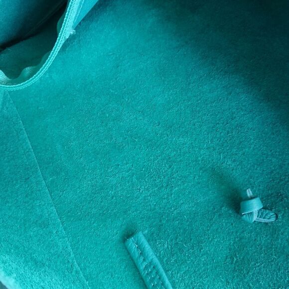 Borse in Pelle Italian Artisan Turquoise Leather bag - Picture 11 of 11